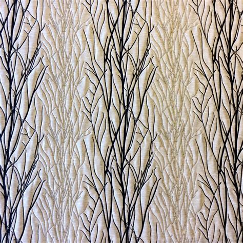 taupe metallic fabric with branches|taupe fabric by the yard.